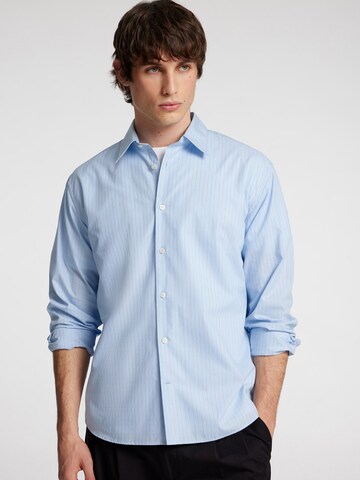 SELECTED HOMME Regular Fit Hemd 'SLHRLXBEN' in Blau: Vorderseite