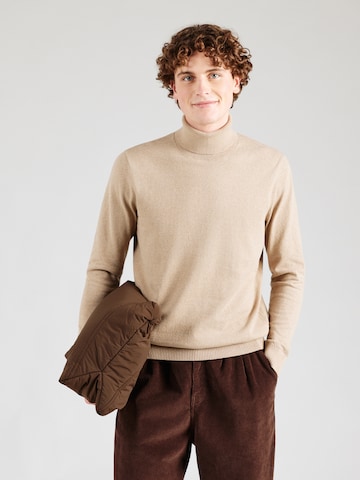 JJ Rebel Pulóver 'JREBCALLUM' - bézs: elől