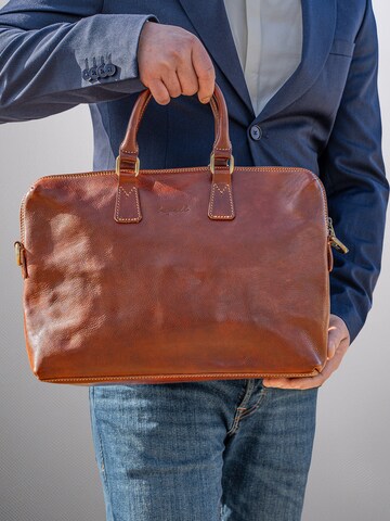 bupell Aktenkoffer 'Rosario' in Braun