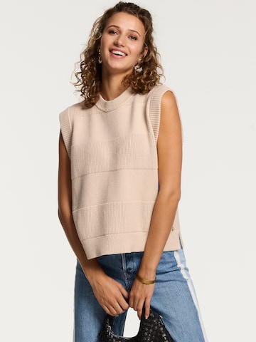 Shiwi - Pullover 'Vienna Cable' em branco: frente