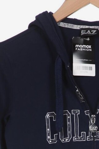 EA7 Emporio Armani Sweatshirt & Zip-Up Hoodie in S in Blue