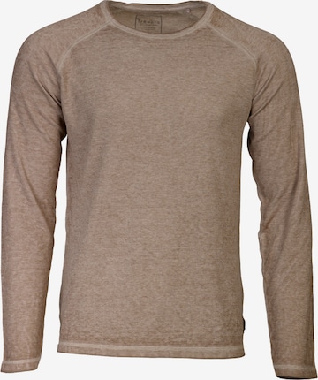 TREVOR'S Sweatshirt in Beige: voorkant