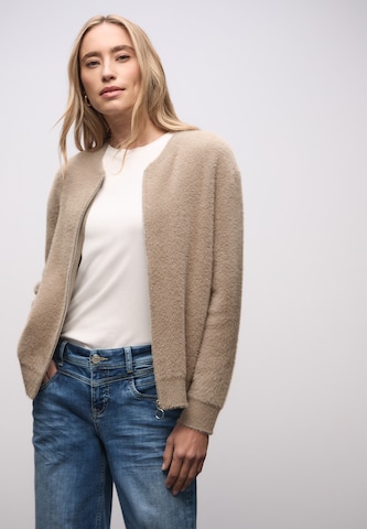 STREET ONE Knit Cardigan in Beige