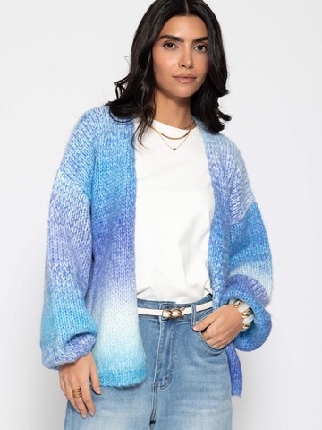 SASSYCLASSY Strickjacke‌‌‌‌‌ in Blau: Vorderseite