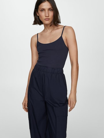 MANGO Jumpsuit 'Boston' in Blauw: voorkant