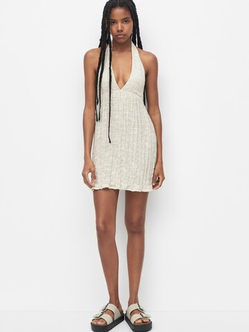 Pull&Bear Summer Dress in Beige