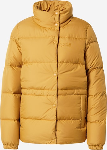 JACK WOLFSKIN Winter Jacket 'FROZEN' in Yellow: front