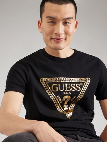 GUESS Μπλουζάκι σε μαύρο