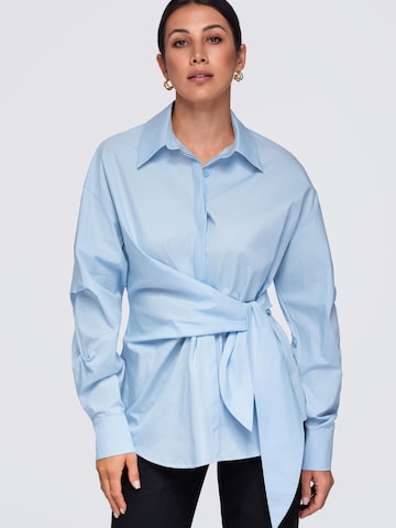 Ombre Blus i blå