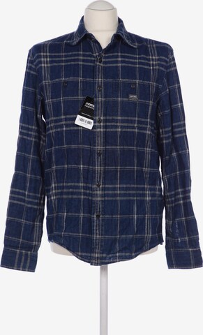DENIM & SUPPLY Ralph Lauren Button Up Shirt in S in Blue: front