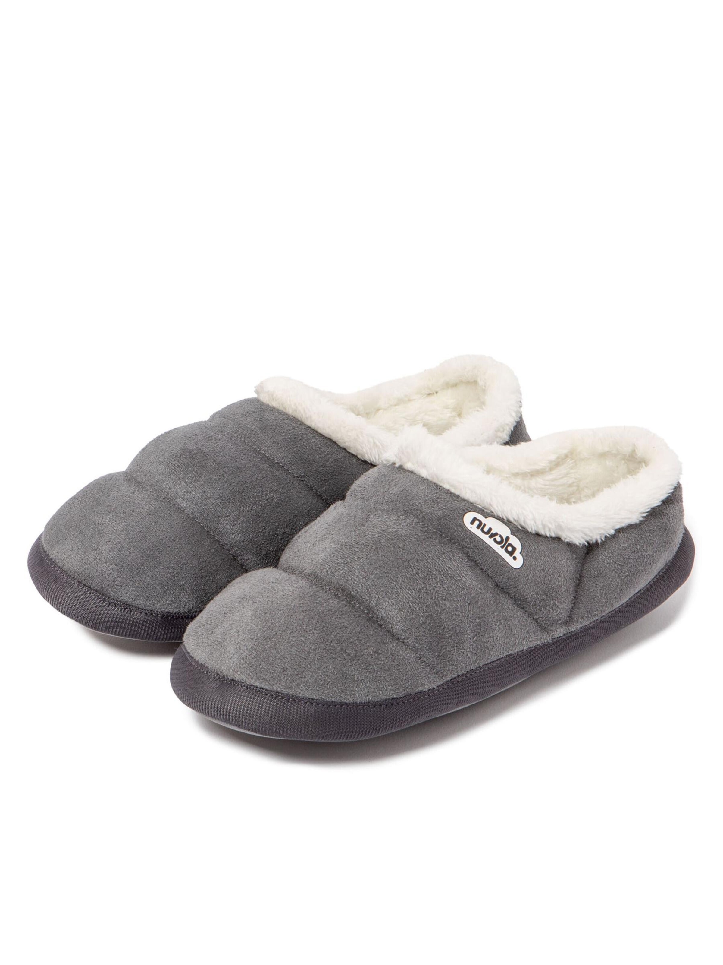 Pantoufle 'Classic Velvet' Nuvola. en gris