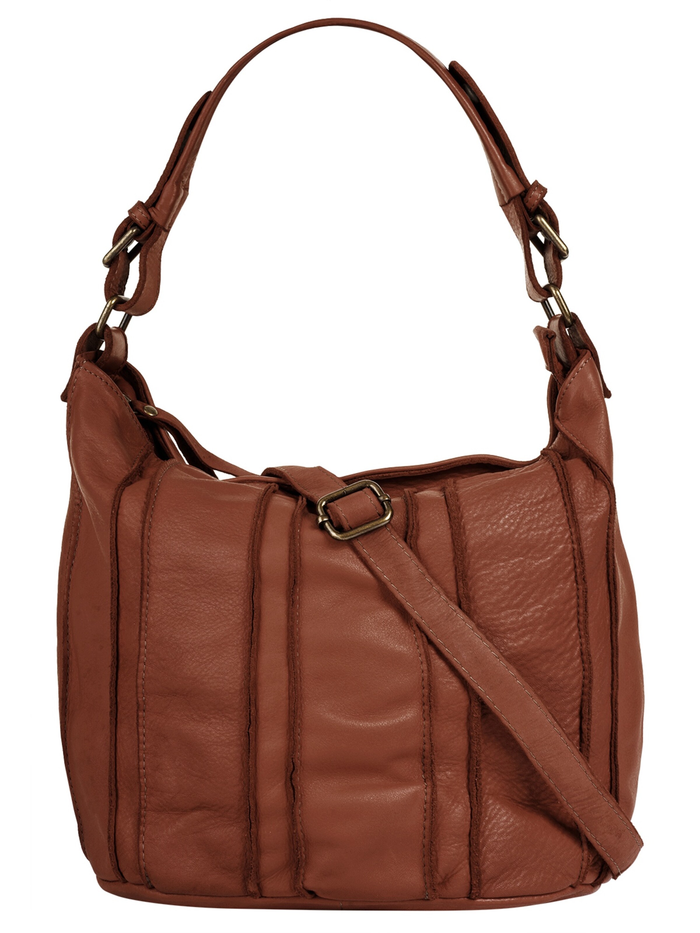 Cabas Samantha Look en marron : devant