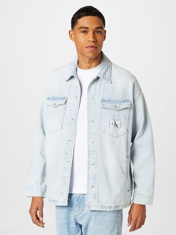 Calvin Klein Jeans Between-season jacket in Blue: front