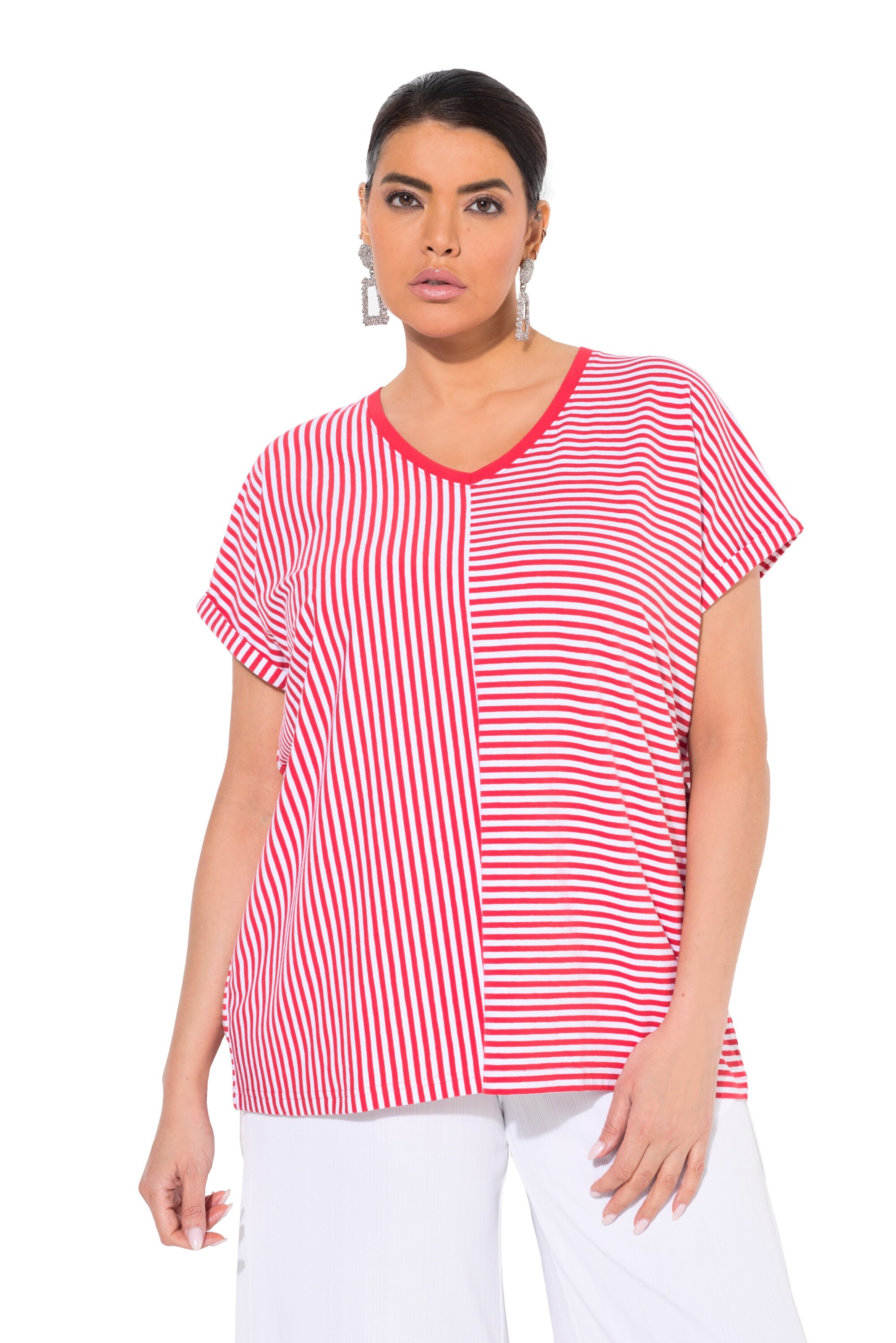 Ulla Popken Shirt in Rot: Vorderseite