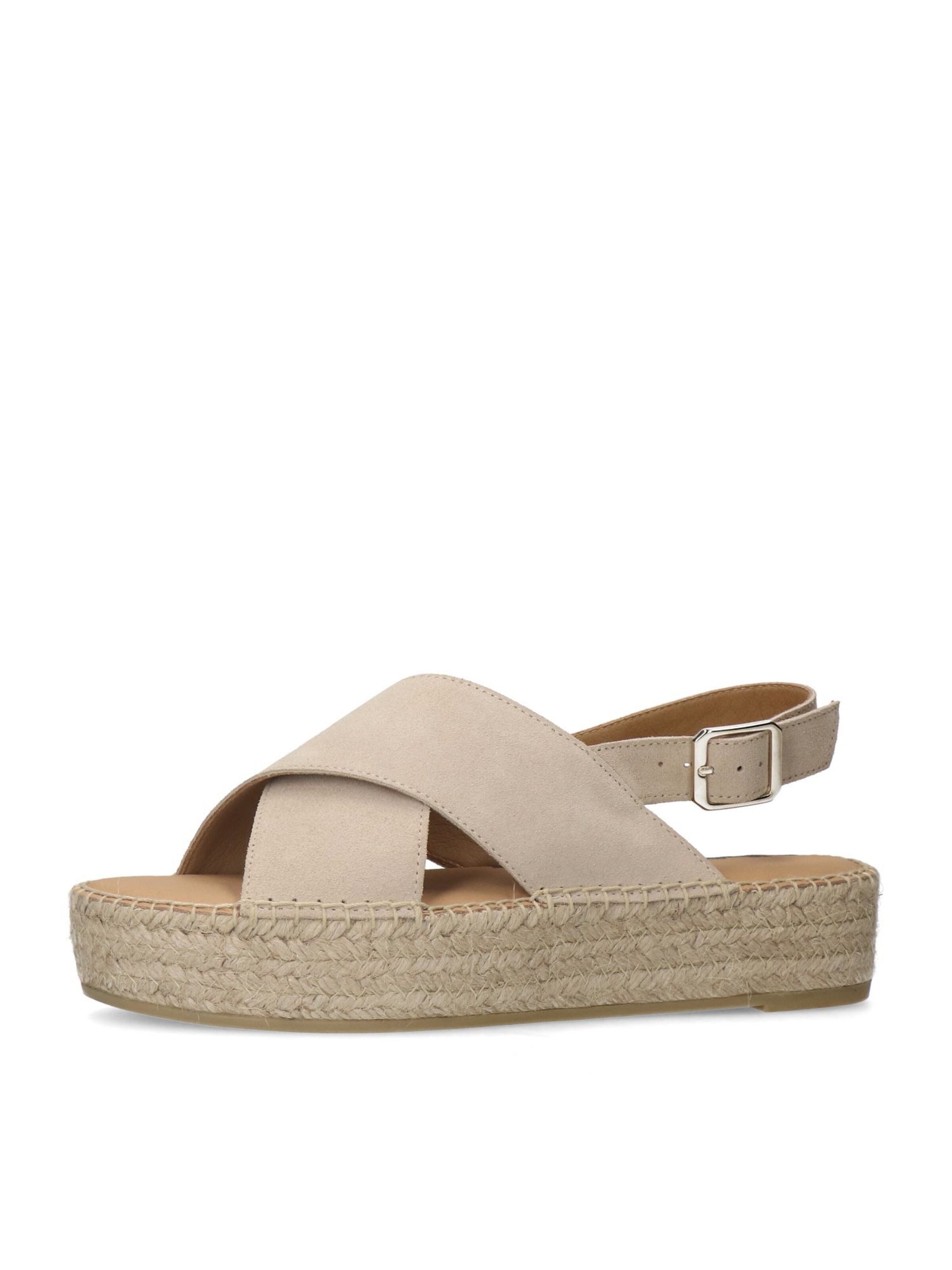 SACHA Sandals in Beige: front