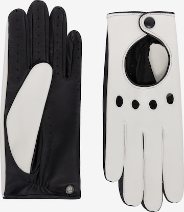 Roeckl Full Finger Gloves in White: front
