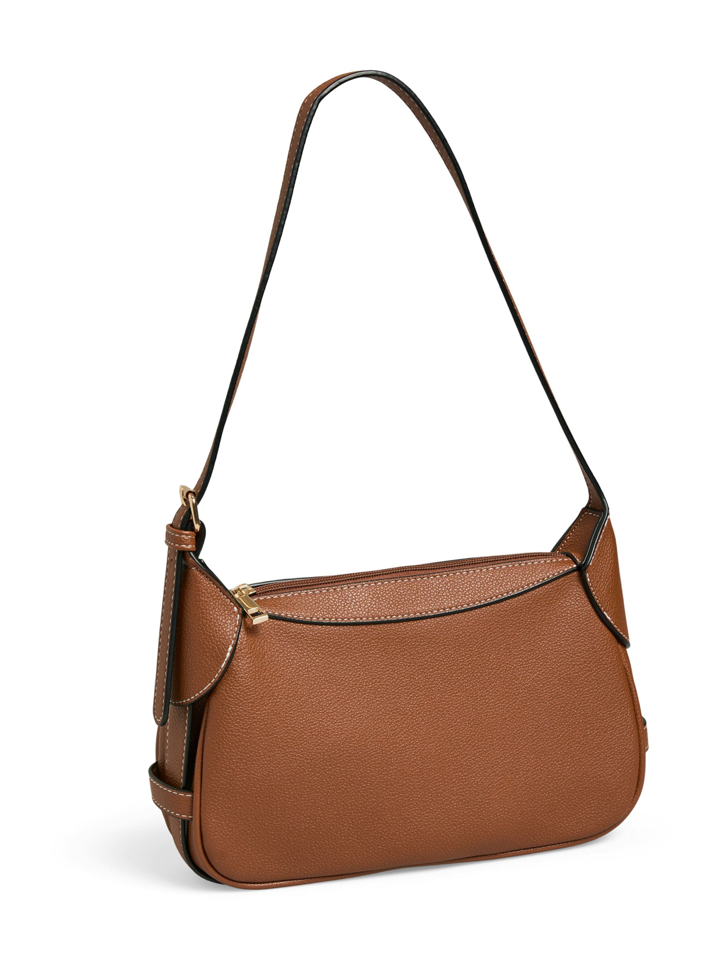 Sac bandoulière 'PCBILLA' PIECES en marron : devant
