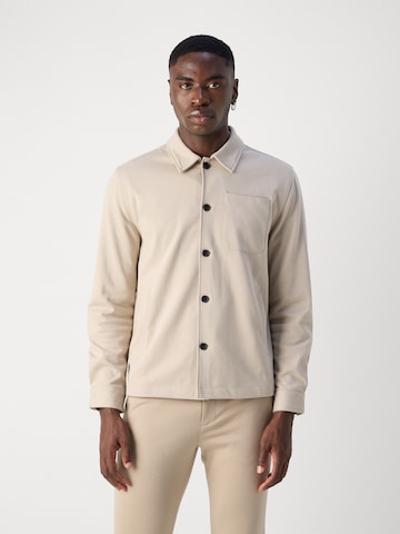 pelēks Lindbergh Komforta piegriezums Starpsezonu jaka 'Superflex': no priekšpuses