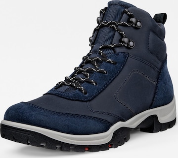 ECCO Schnürboots in Blau: Vorderseite