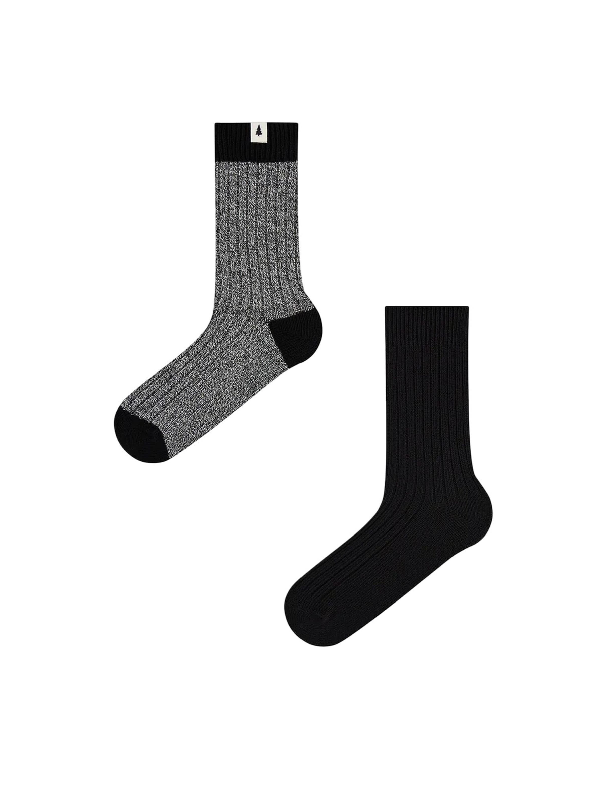 Chaussettes 'PENTI Herren Pine Strick Baumwoll Paar Socken' Penti en mélange de couleurs : devant