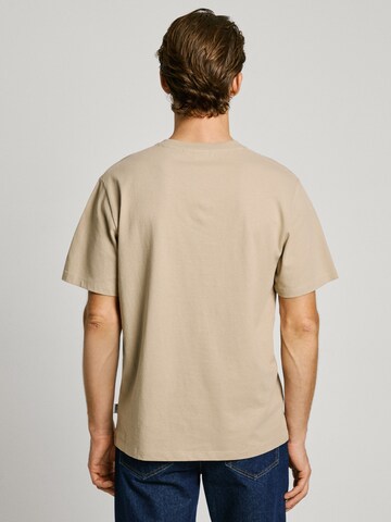 Pepe Jeans Shirt 'Contrast Connor' in Beige