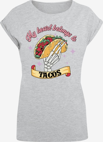 F4NT4STIC Shirt in Grey: front