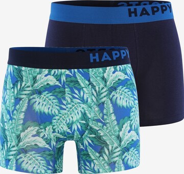 Boxers ' Trunks #2 ' Happy Shorts en bleu : devant