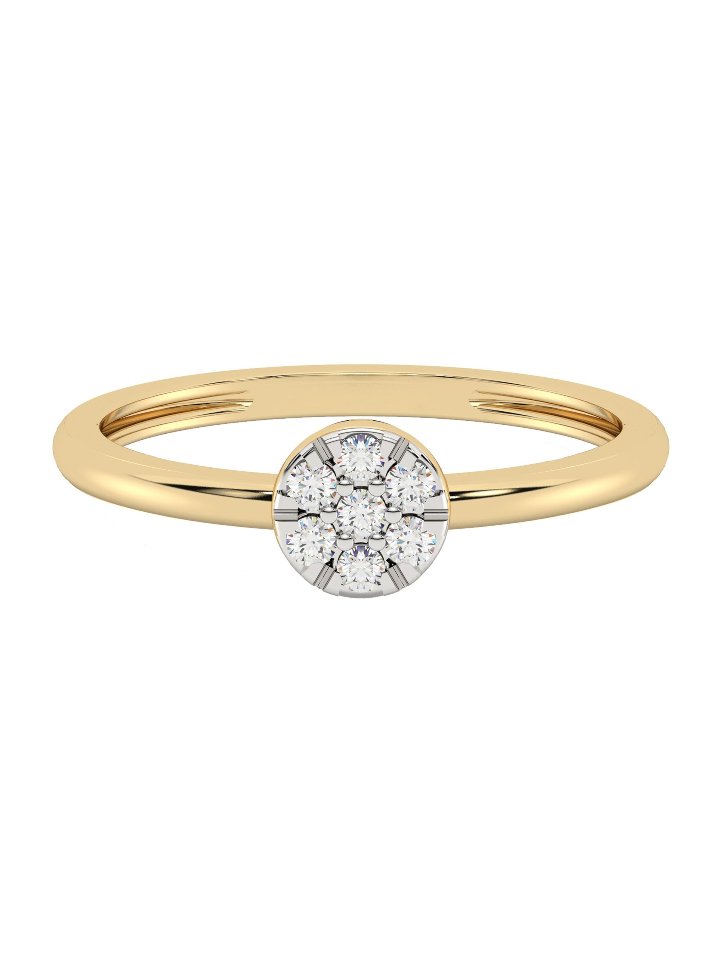 Diam Addict Ring in Gold: front