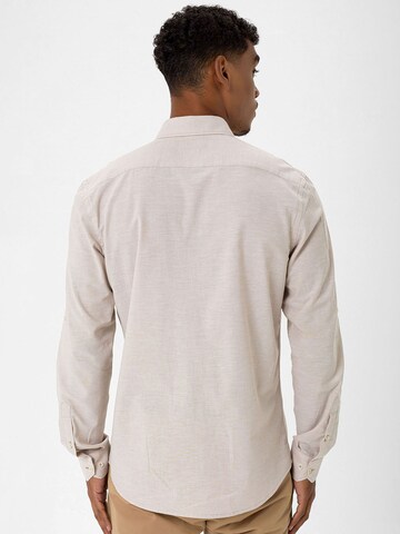 Moxx Paris Regular Fit Hemd in Beige