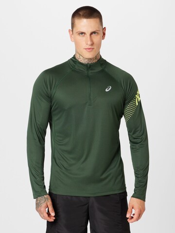 ASICSTehnička sportska majica - zelena boja: prednji dio