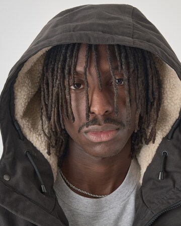 Cleptomanicx Parka in Schwarz