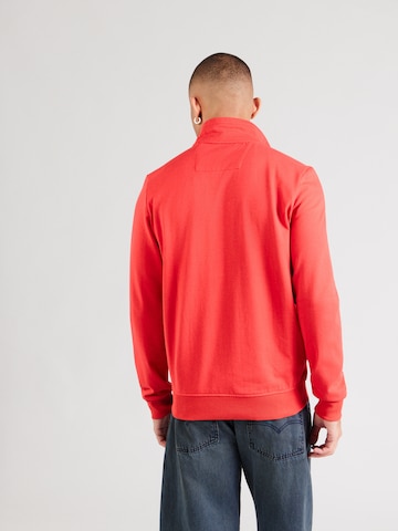 CAMP DAVID - Sudadera con cremallera en rojo