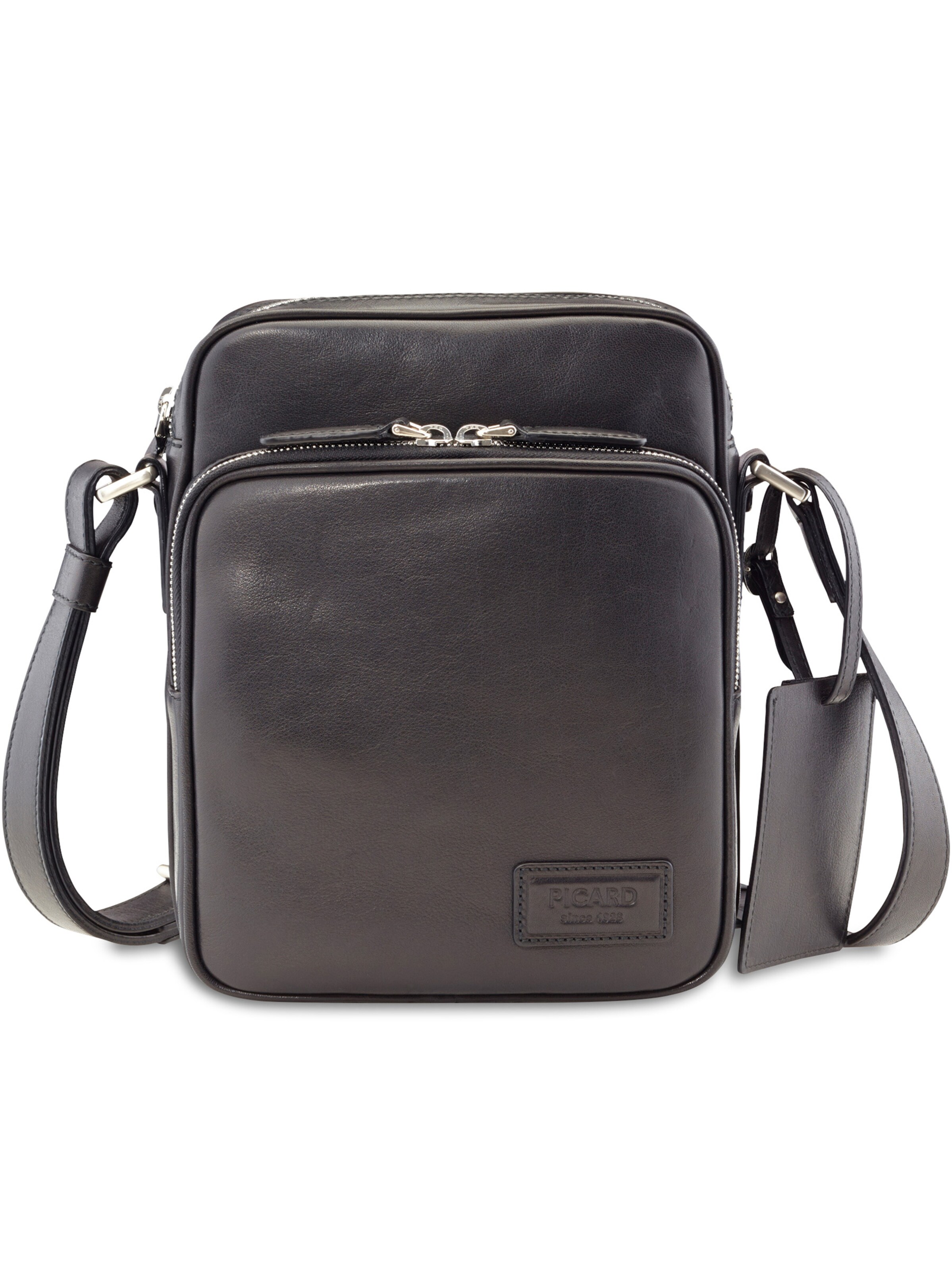 Picard Umhängetasche 'Authentic' in Schwarz: Vorderseite