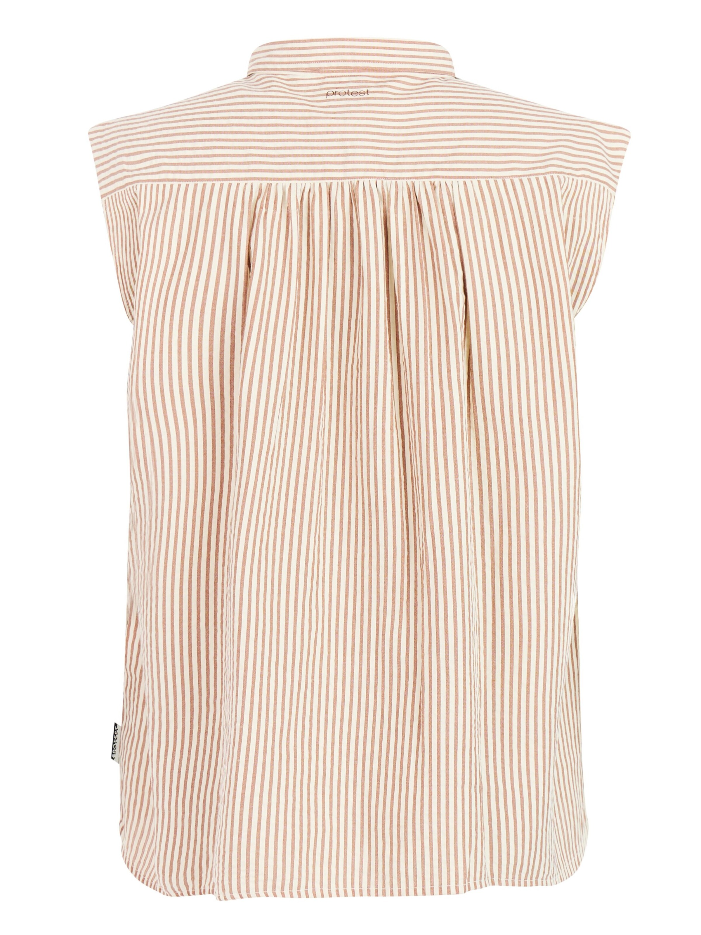 PROTEST Shirt 'PRTPeacy' in Braun