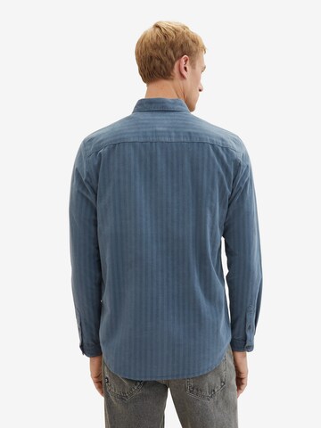 TOM TAILOR - Ajuste regular Camisa en azul