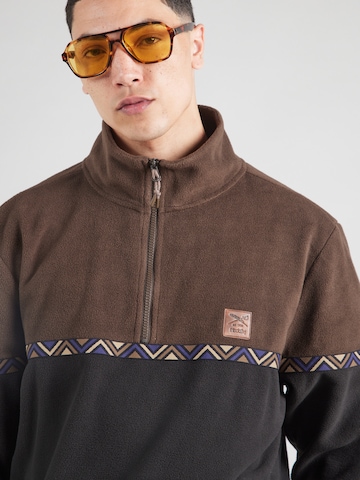 Iriedaily - Ajuste regular Jersey 'Monte Noe' en marrón