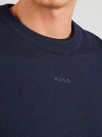 HUGO Πουλόβερ 'San Cassius-C2' σε μπλε