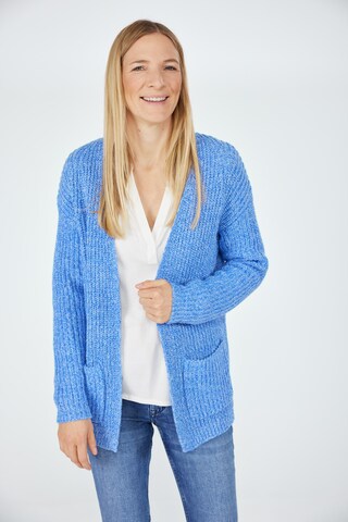 LIEBLINGSSTÜCK Knit Cardigan 'Sendra' in Blue: front