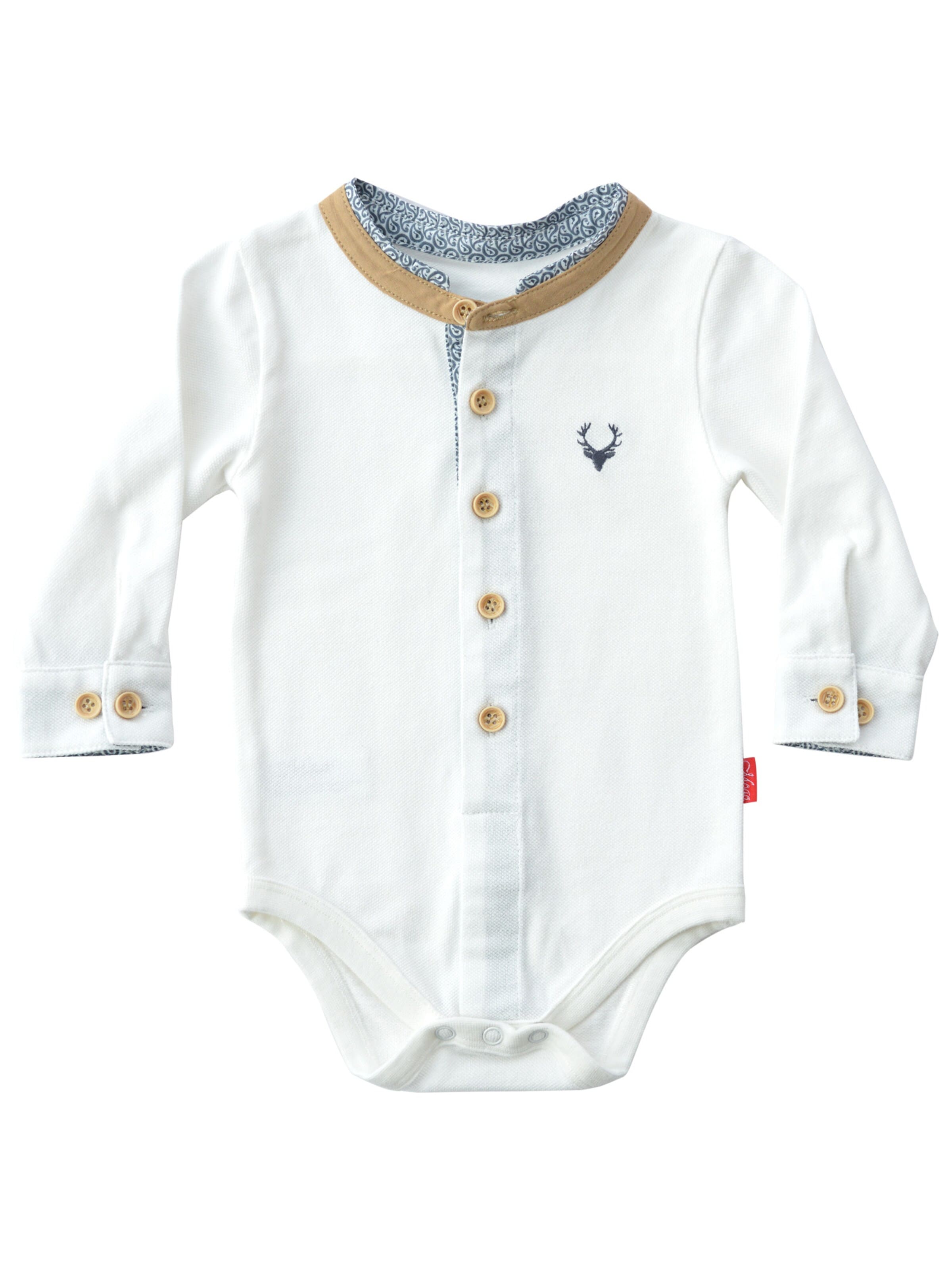 Mogo Romper/bodysuit 'Gabris' in White: front