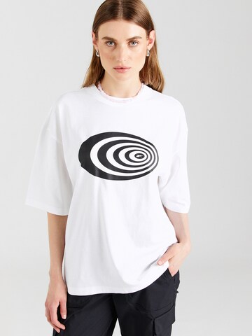 Reebok T-Shirt 'HYPNOSIS' in Weiß: Vorderseite