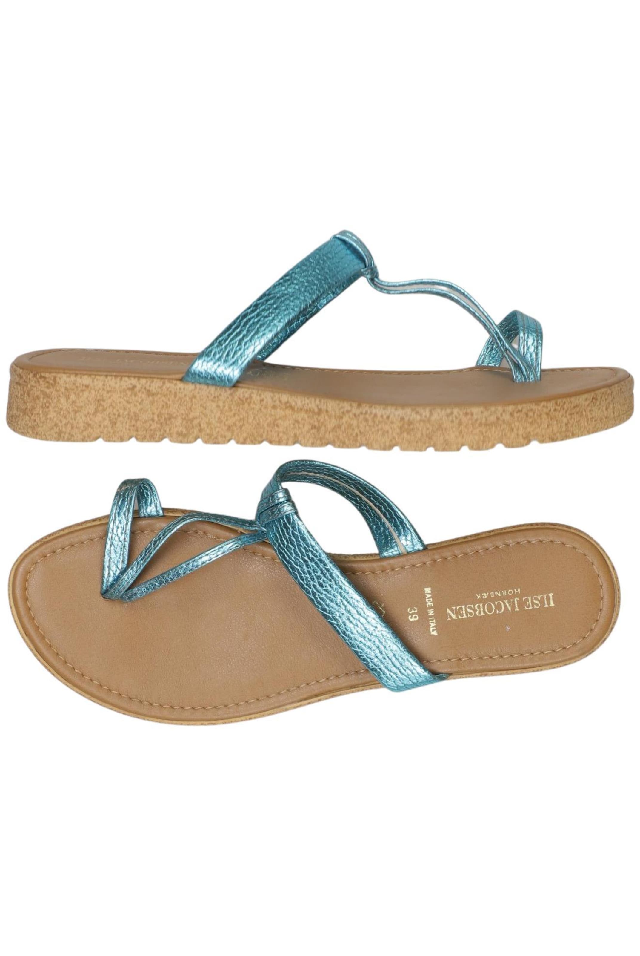 ILSE JACOBSEN Sandalen 39 in Grün: Vorderseite