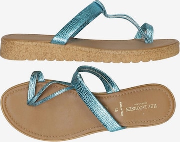 ILSE JACOBSEN Sandalen 39 in Grün: Vorderseite