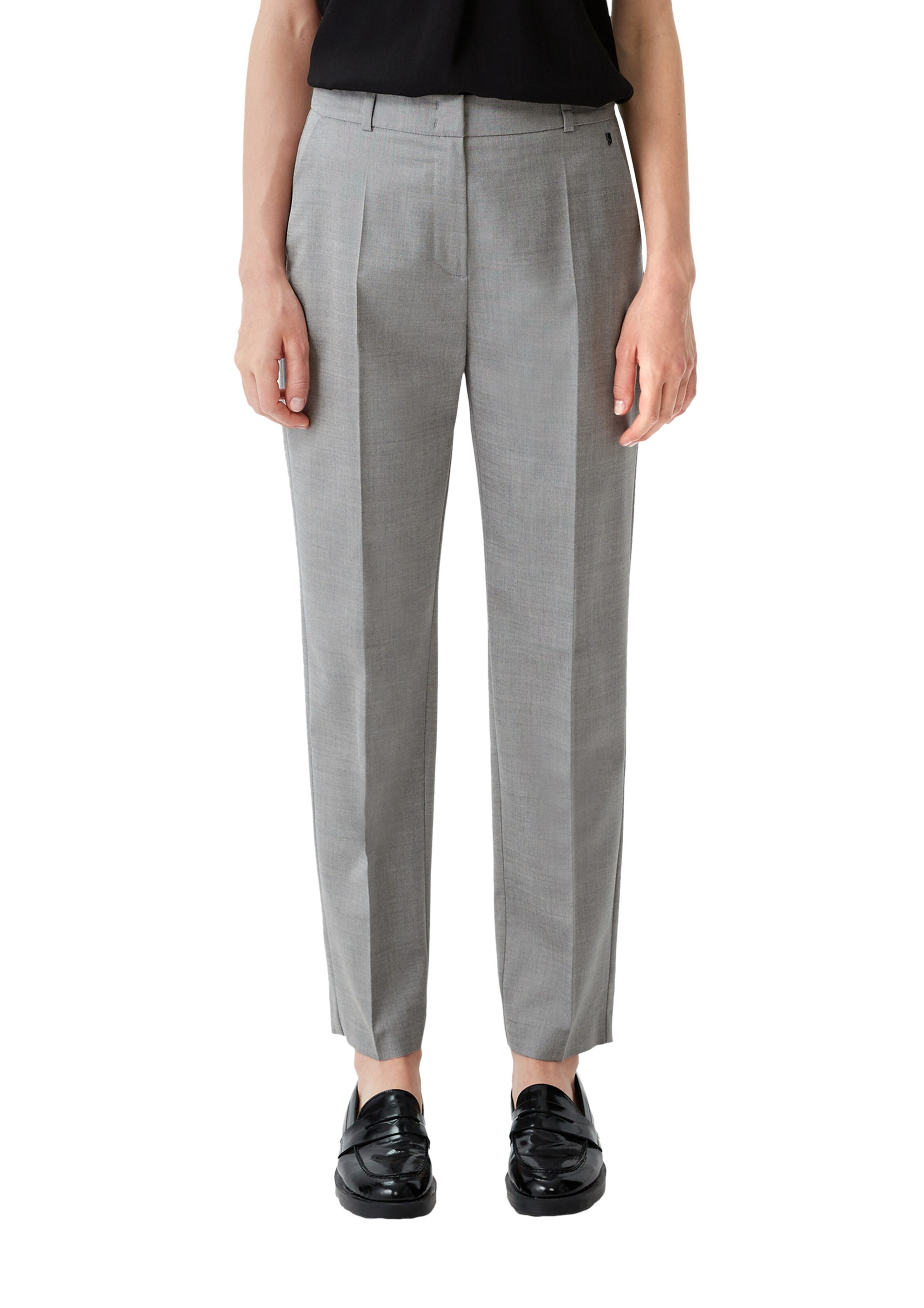 Effilé Pantalon COMMA en gris
