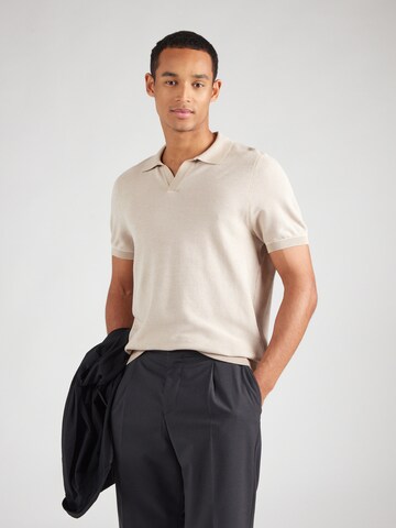 BOSS Pullover 'H-Jianluca' in Beige: Vorderseite