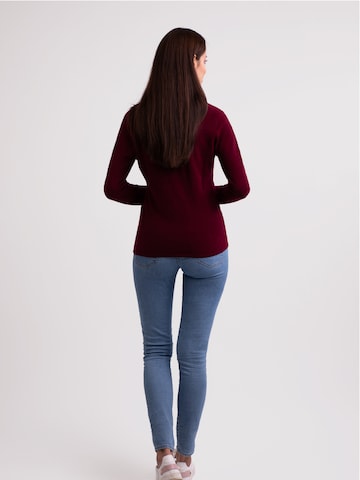 CASH-MERE.CH Pullover i rød