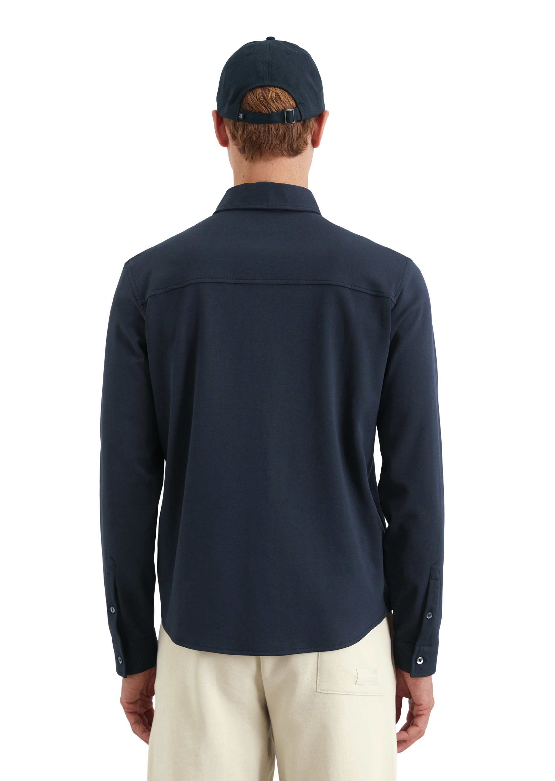 Marc O'Polo Regular fit Overhemd in Blauw