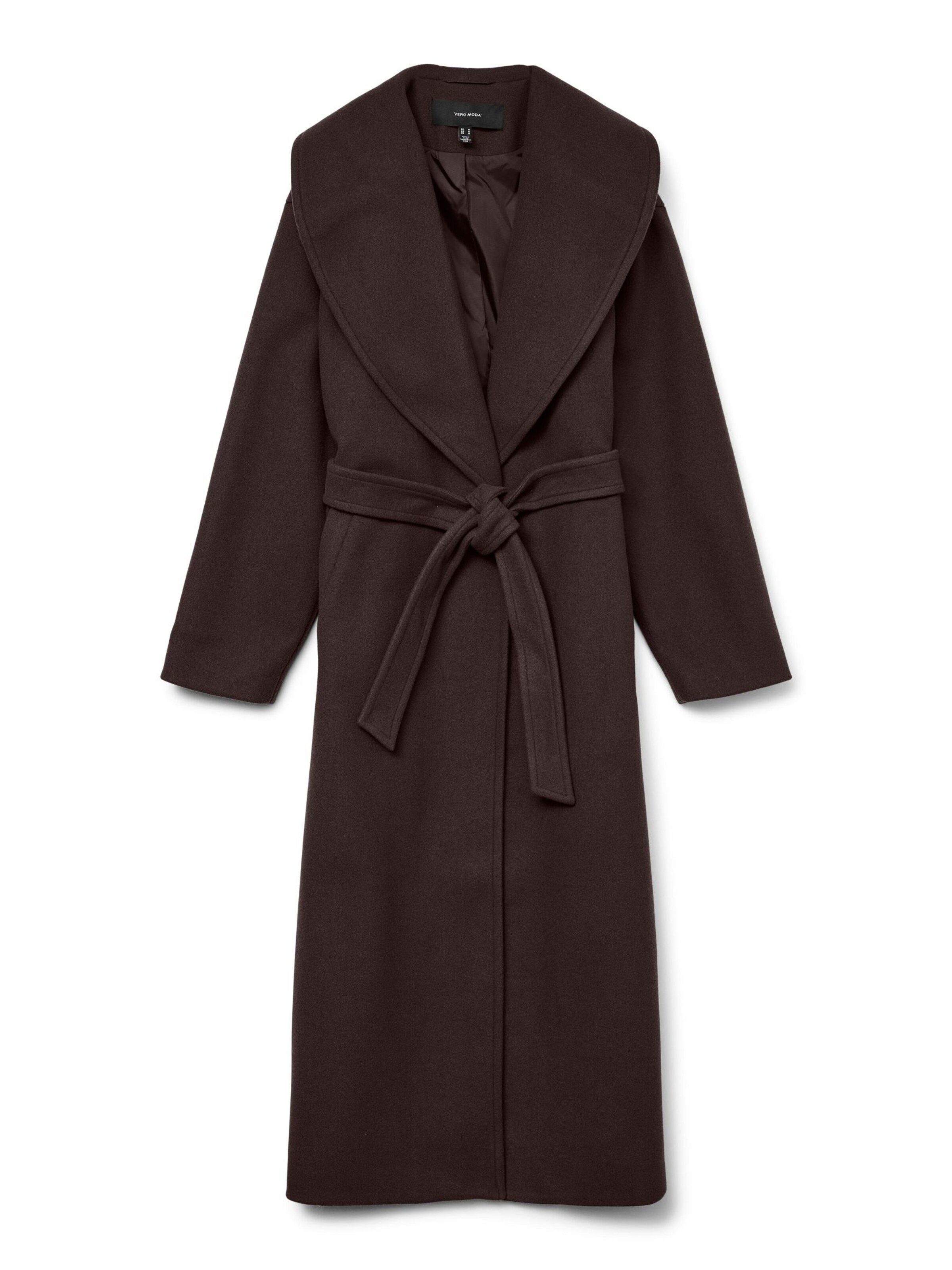 VERO MODA Tussenmantel 'VMANNE' in Bruin: voorkant