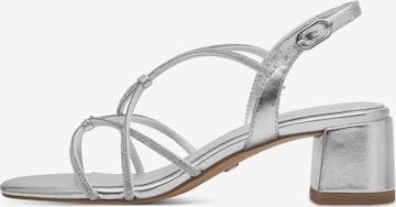 TAMARIS Sandale in Silber