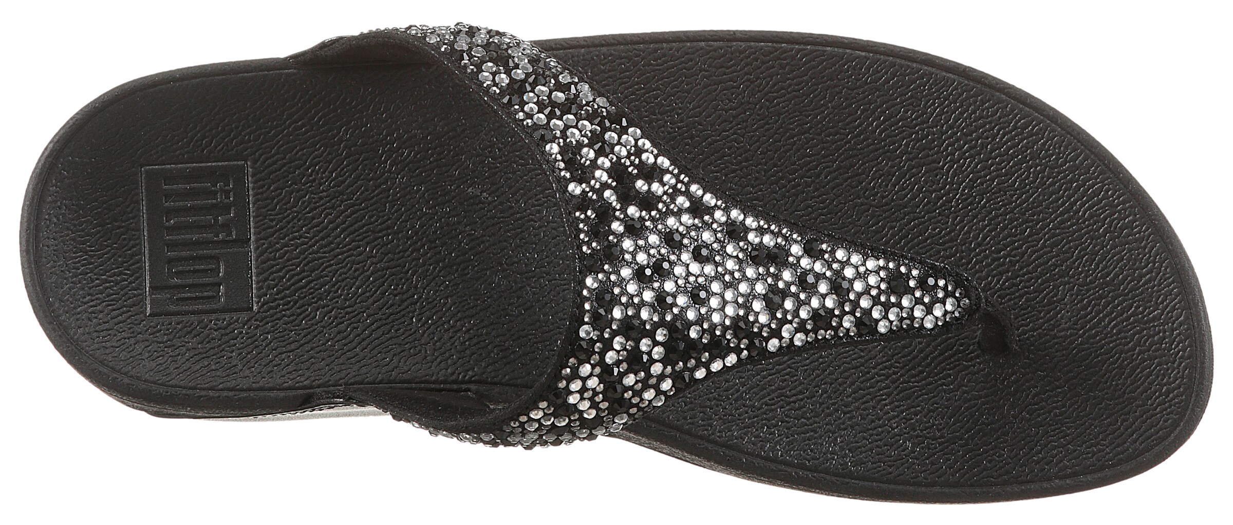 FitFlop T-Bar Sandals in Black