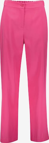 IMPERIAL Loose fit Pleat-Front Pants in Pink: front